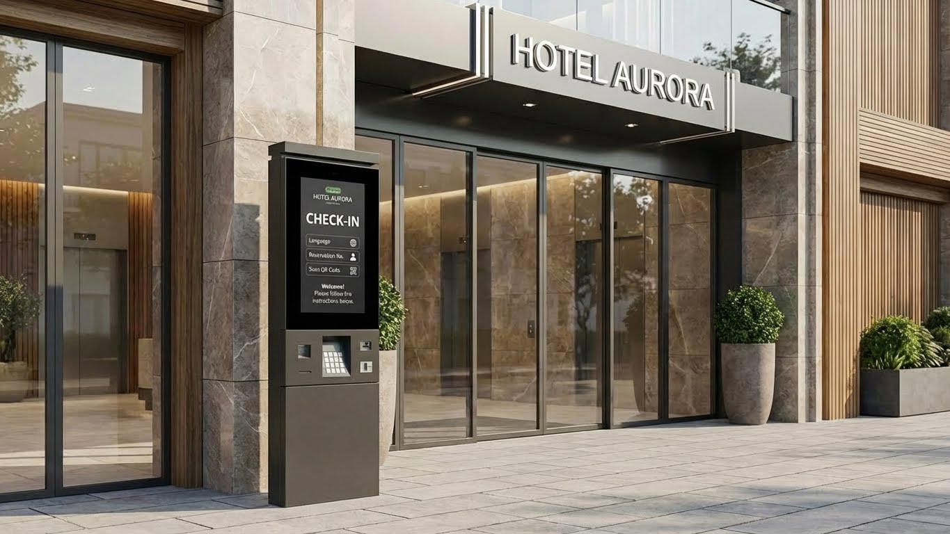 OUTDOOR | ORDER TERMINAL - CHECK-In TERMINAL | Universal