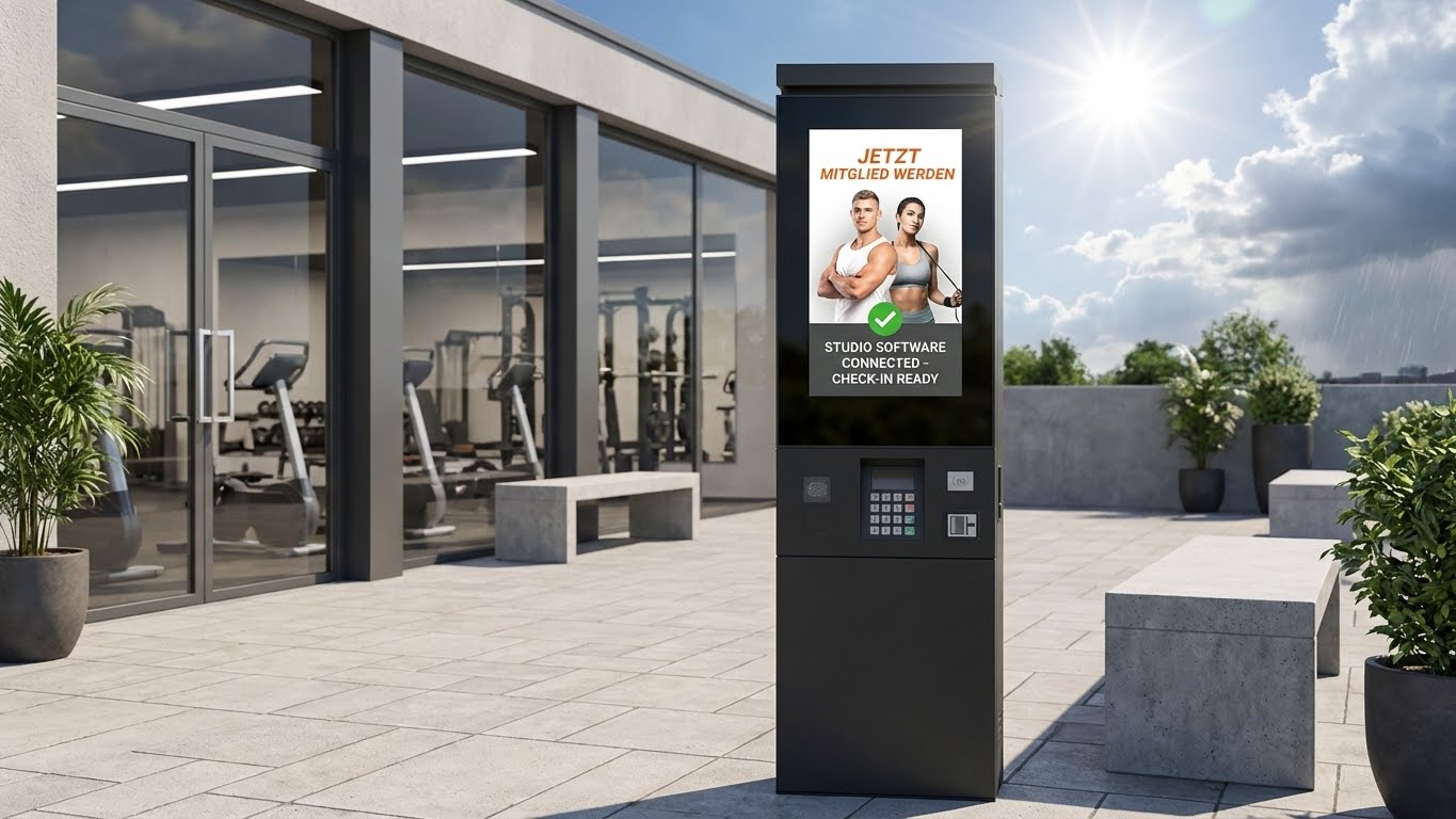OUTDOOR | Fitnesstudio SELF-SERVICE TERMINAL Komplett-Kit