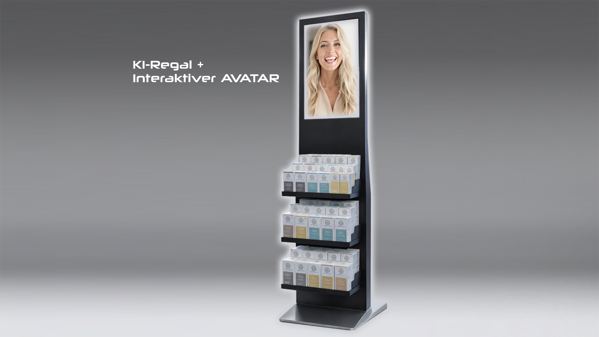 KI-Regal + interaktiver Avatar