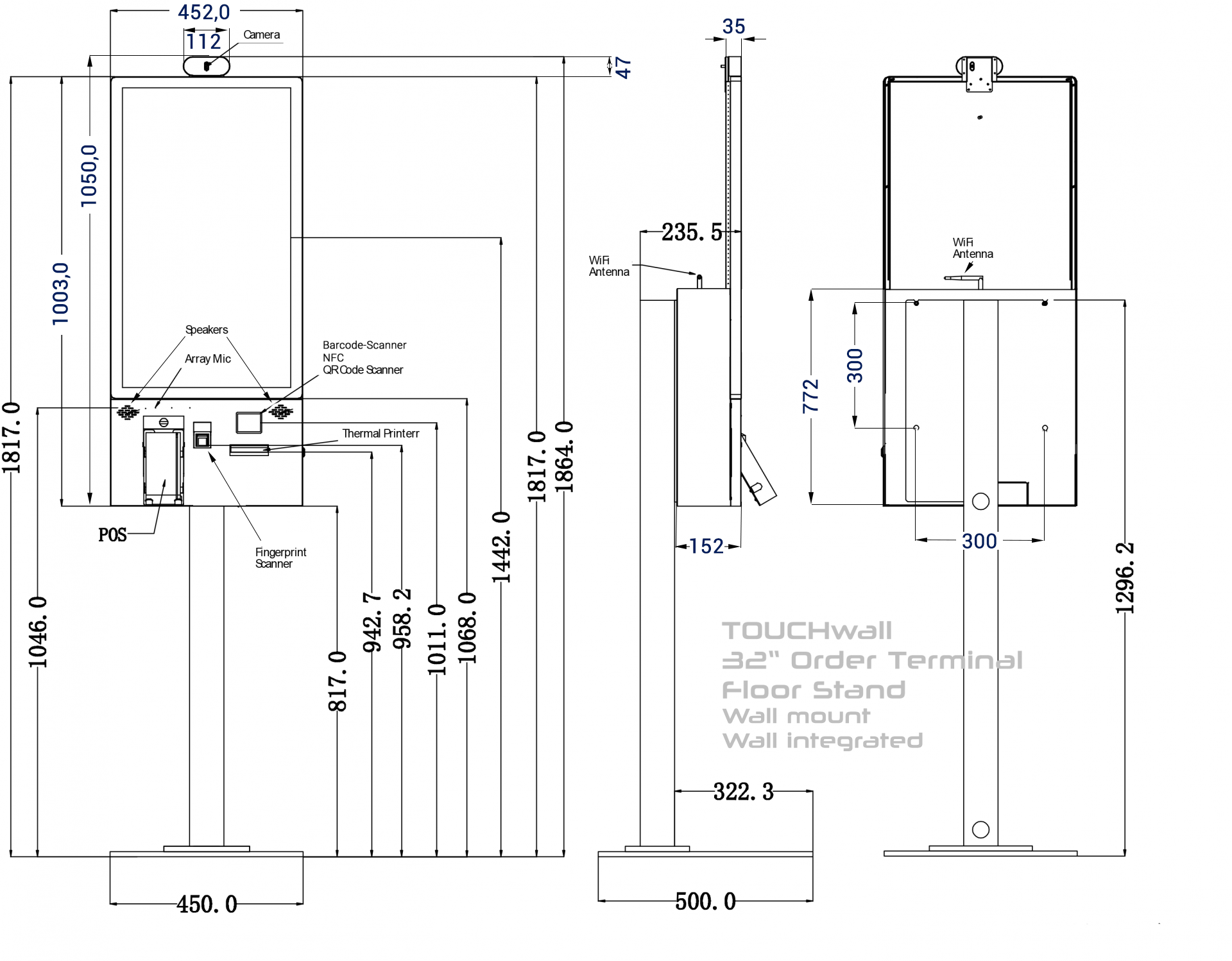 Fitnesstudio SELF-SERVICE TERMINAL Komplett-Kit