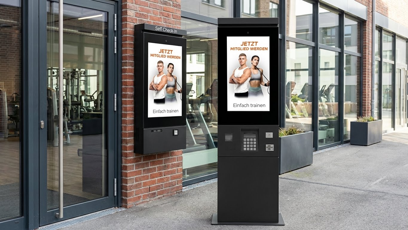 OUTDOOR | Fitnesstudio SELF-SERVICE TERMINAL Komplett-Kit