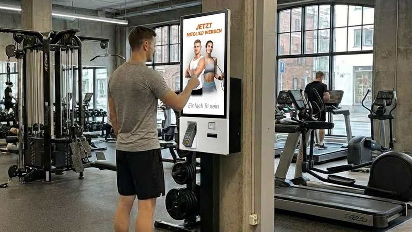 Fitnesstudio SELF-SERVICE TERMINAL Komplett-Kit